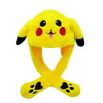 Plush och varm kaninmössa med LED-ljus, hoppande möss Light-Free Pikachu Hat