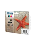 Epson 603XL Starfish High Yield Genuine Multipack, 4-Colours Ink Cartridges 4 Co