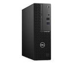 Dell OptiPlex 3080 - SFF - Core i5 10505 / 3.2 GHz - RAM 8 Go - SSD 256 Go - graveur de DVD - UHD Graphics 630 - GigE - Win 10 Pro 64 bits - moniteur : aucun - noir - BTS - avec 1 an basique sur site