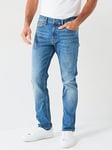 BOSS Delaware Slim Fit Jeans - Light Blue, Light Blue, Size 34, Length Regular, Men