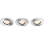 3 stk Philips Hue Adore indbygningsspot, 3-pak