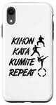 Coque pour iPhone XR Karate Pillars Martial Artist