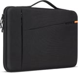 15,6 Pouces Housse Ordinateur Portable Sac de Transport PC pour 15-15,6"" Dell ASUS HP Chromebook Samsung Notebook,La Mode Protection Pochette/Sac PC Portable Antichoc Étanche,Noir