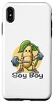 Coque pour iPhone XS Max Faites le plein d'énergie grâce à la protéine de soja Funny Soy Boy Design