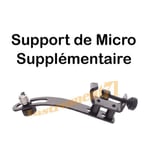 1 Support de Micro pour Batterie en Métal avec Accroche