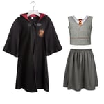 Harry Potter Hermione Granger Gryffindor Rollspel Uniform Kostym Set Present för Barn 3-14 År Gamla Pojkar Flickor 11-14 År Gamla-Xin Girl Girl 11-14 Years