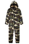 CityComfort Combinaison Pyjama Enfant, Grenouillère Surpyjama en Polaire, Combi Pyjama Enfant Garcon Fille Ado Gamer, Onesie Tout Doux Pilou Pilou 7-14 Ans (Vert Woodland, 7-8 Ans)