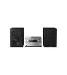 Technics SC-PMX802E-S Premium Hi-Fi System with DAB Radio, CD Player & Hi-Res Streaming, Chromecast Built-In, Bluetooth, AirPlay 2, 3-Way Speakers, Silver