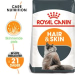 Royal Canin Hair & Skin Care Adult t&oslash;rrf&ocirc;r til katt (2 kg)