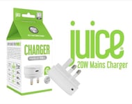 Juice 20 Watt Fast Charger Plug | USB-C Ports 💎Samsung,iPhone