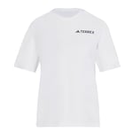 adidas Women's Terrex Multi Climacool T-Shirt, White, S