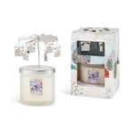 HEART & HOME - Bougie Parfumée à Base de Cire de Soja pour la Maison - Coffret Cadeau Ellipse 2 mèches Baies d’hiver et Carrousel - Combustion 40h - Cadeau Noël, Décoration et Parfum pour la Maison