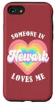 Coque pour iPhone SE (2020) / 7 / 8 Quelqu'un à Newark m'aime City Heart