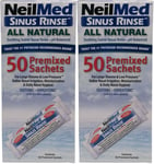 NeilMed Sinus Rinse 50 Premixed Sachets X 2