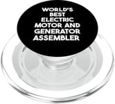 World's Best Electric Motor And Generator Assembler PopSockets PopGrip for MagSafe