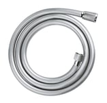 GROHE VitalioFlex Trend - Smooth Shower Hose 1.5 m, (Tensile Strength 50 kg, Pressure Resistance Up to 5 Bar, Heat Resistance 70°C, Universal Connection G 1/2'' x 1/2''), Chrome, 28741002