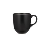Classic Black Mug 450ml Round Ceramic Hot Chocolate Tea Coffee Mug Kitchenware