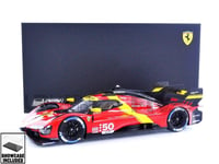 LOOKSMART 1/18 - FERRARI 499P HYPERCAR - PRESS VERSION LE MANS 2023 LS18RC023