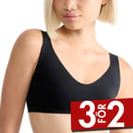 Sloggi BH 2P ZERO Feel 2 0 Bralette C2P Svart XX-Large Dam