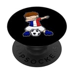 Maillot de foot - France - Joueur de foot PopSockets PopGrip Interchangeable