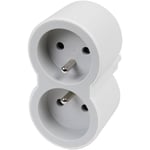 LEGRAND Multiprise FB 5x2P+T premium parafoudre USB A+C 1.5m - Blanc et noir