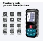 Sdlogal - Professional télémètre laser 100m Ecart 2mm, 20 Données, mesure de la Distance, écran lcd, étanche Ip54, Piles non incluses - Noir