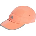 adidas Unisex Running Packable HEAT.RDY X-City Cap, Coral Fusion/Reflective Silver, M