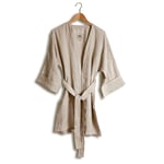 Lovely Linen Lovely Kimono Morgonrock S Beige