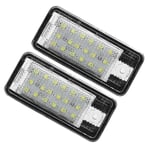 Bil LED-skyltnummerplatta Ljuslampa Vit För - A3 S3 8p A4 B6 B7 A5 A6 4f Q7 A8 S8 C6  (FMY)