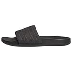 adidas Mixte Adilette Comfort Slide Sandal, Core Black/preloved Yellow/Core Black, 40 2/3 EU
