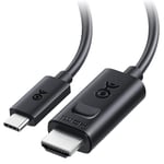 Cable Usb C Hdmi 2.1,Supporte 4K@240Hz Et 8K@60Hz,Hdr,0,9M-Thunderbolt 4,Thunderbolt 5,Usb 4 Compatible Avecmacbook Pro,Xps,Thinkpad-Resolutionmaximale Surmacos Est 4K 60Hz