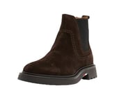 Tommy Hilfiger Bottines Chelsea Homme Comfort Élégantes, Marron (Dark Coffee), 43