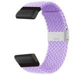 Flätat klockarmband Garmin Fenix E - Lightpurple