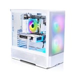 AWD-IT Lancool 207 White RGB Ryzen 7 5700X 8 Core NVIDIA RTX 3060 12GB Desktop PC for Gaming