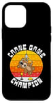 Coque pour iPhone 12 mini Champion du jeu de grue drôle