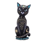 Nemesis Now Fortune Kitty Figurine 27cm, Resin, Black, Palmistry Cat Figurine, Fortune-Teller Black Kitty, Spiritual Gift, Cast in the Finest Resin, Expertly Hand-Painted