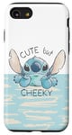 Coque pour iPhone SE (2020) / 7 / 8 Disney Lilo & Stitch Cute But Cheeky Sketch Pastel Colors