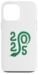 Coque pour iPhone 13 Pro Max Bonne année chinoise - Symbole serpent vert Nouvel An 2025