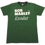 Bob Marley Unisex Adult Exodus Striped T-Shirt - S