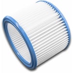 Vhbw - filtre rond à plis compatible aspirateur, aspirateur multifonction Nilfisk Aero 20-01, 20-11, 20-21, 25-11, 25-21