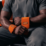 Forge Wrist Wraps Orange Stiff