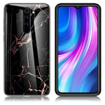 Fantasy Marmor Xiaomi Redmi Note 8 Pro skal - Svart/Guld