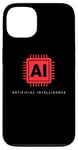 Coque pour iPhone 13 Technologie de puce informatique intelligence artificielle IA