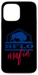 Coque pour iPhone 13 Pro Max Célébrez la fierté 716 avec le motif Bison Buffalo BFLO