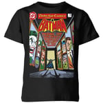 Batman The Dark Knight's Rogues Gallery Cover Kids' T-Shirt - Black - 7-8 Years