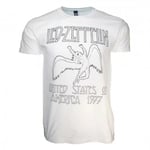 Amplified Unisex Adult The Song Remains The Same Led Zeppelin Vintage T-Shirt - S