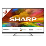 SHARP 50 Inch TV 4K Ultra High Definition Quantum Dot Android Smart TV 50EQ3KA