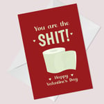 Funny Rude Valentines Card For Husband Boyfriend Wife Girlfriend A6 Card