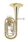 Classic Cantabile BH-1130L Trompe Cor de Baryton Bb en Laiton 3 Vannes Périnet