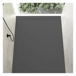 Receveur de douche 80 x 100 cm extra plat COVER en resine surface ardoisee anthracite